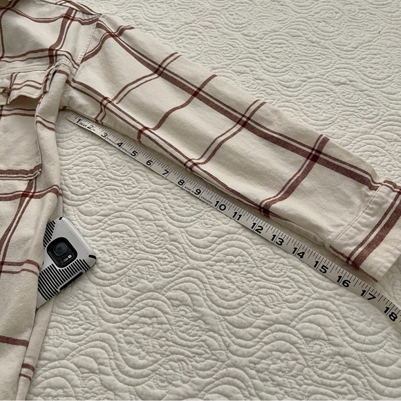 Universal Thread Long Sleeve Button Down Shirt Dress XS | Plaid Flannel - Picture 13 of 16